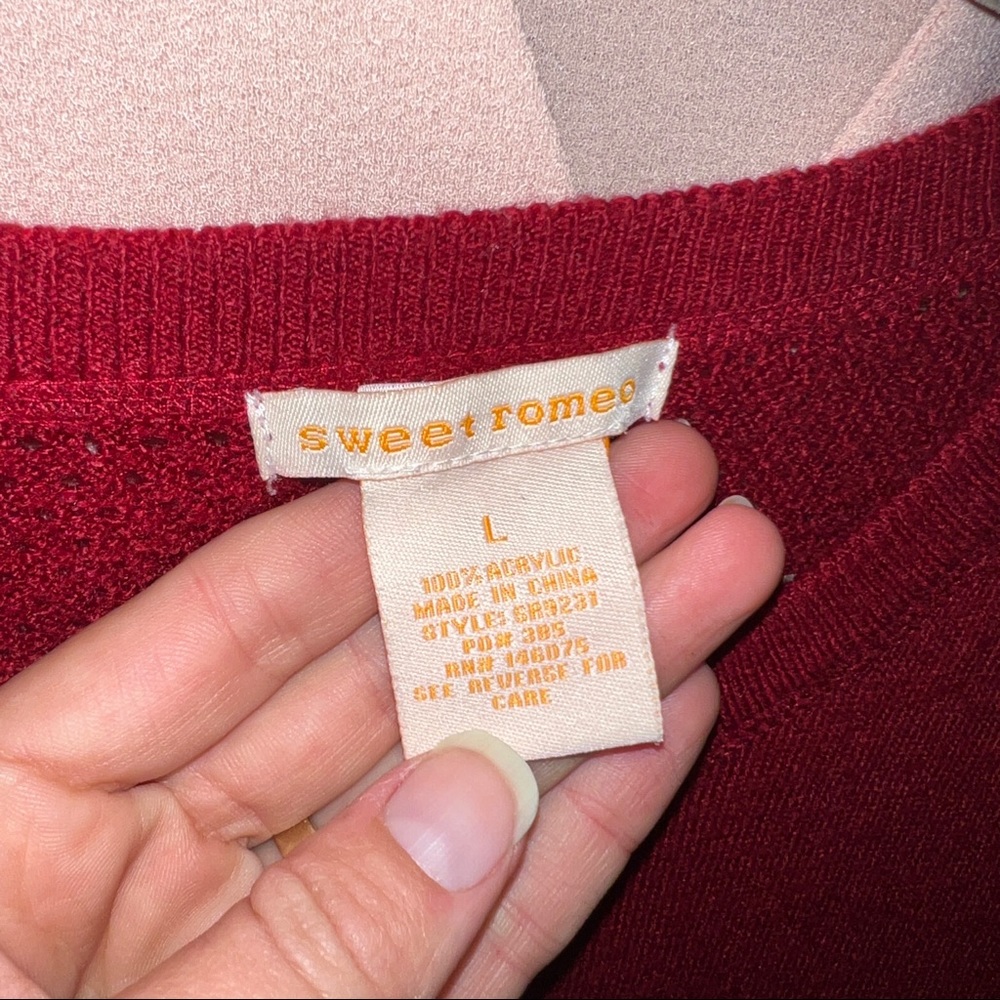 Ruby Red Sweater - Picture 3 of 3